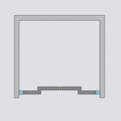 Шторка для ванны Radaway Idea PN DWD 180 см 10004180-54-01 стекло прозрачное, профиль черный - 5 изображение