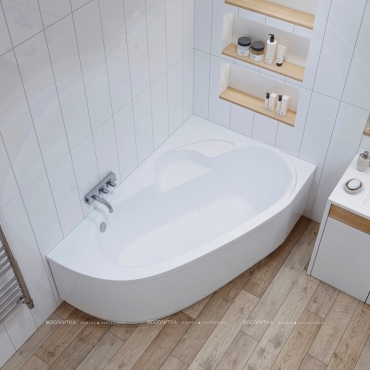 Акриловая ванна Lavinia Boho Bell Pro, 140x95 см. правая, 36098H00 - 4 изображение
