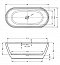 Акриловая ванна Riho Inspire 160 velvet BD10C2000000000 - 4 изображение