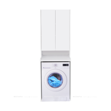Шкафчик Aquaton Лондри белый, для стиральной машины 1A260503LH010 - 2 изображение