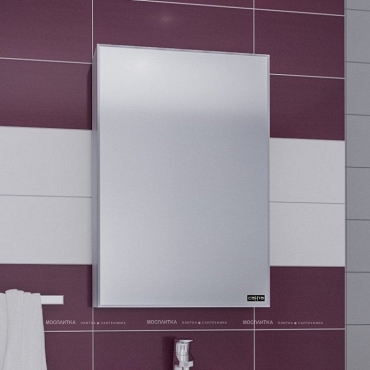 Зеркальный шкаф СаНта Стандарт 50 113002, цвет белый - 2 изображение