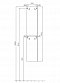 Пенал Aquaton Скай PRO белый глянец правый 1A238603SY01R - 6 изображение