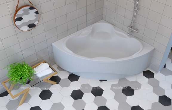 Акриловая ванна Lavinia Boho Elegant, 140x140 см, 36199HAC - 5 изображение