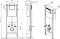 Комплект подвесной безободковый унитаз Cersanit Street Fusion 64577 с крышкой-сиденьем микролифт + инсталляция с кнопкой черный матовый - 2 изображение