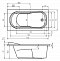 Акриловая ванна Riho Columbia 140 см - 3 изображение