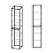 Шкаф Vincea Mia подвесной, 1700*350*350, Beton, левый, VSC-2M170BT-L - 3 изображение