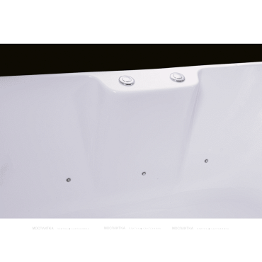 Акриловая ванна 175х75 см Orans BT-NL601 FTSH White с аэромассажем, белая - 4 изображение