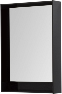 Зеркало Aquanet Милан 60 LED черный глянец - 4 изображение