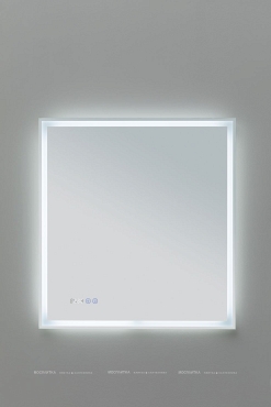 Зеркало Aquanet Оптима 70 белый матовый - 7 изображение