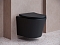 Комплект подвесной безободковый унитаз Ceramica Nova Balearica CN6000MB черный матовый с сиденьем микролифт + инсталляция Am.Pm ProC I012707.0138 с клавишей смыва ProC L, чёрная матовая - 2 изображение