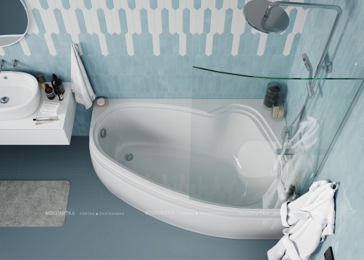 Акриловая ванна Vagnerplast AVONA 150x90 Right - 5 изображение