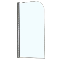 Душевая шторка на ванну Azario Merrit 70х150 см NF6211 700 профиль серебро, стекло прозрачное