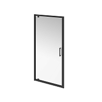 Душевая дверь Kerama Marazzi Vetro 100х195 см VE.100.PD.BLK.M профиль матовый черный, стекло прозрачное