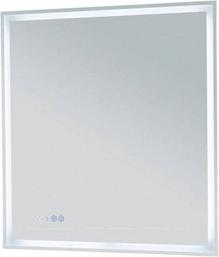 Зеркало Aquanet Оптима 70 белый матовый - 5 изображение