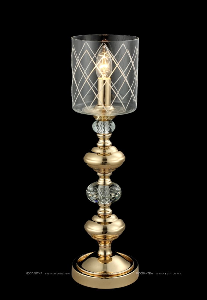 Настольная лампа Crystal Lux GRACIA LG1 GOLD - 2 изображение