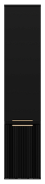 Шкаф-пенал Brevita Enfida 35 см ENF-05035-020P правый, черный - 6 изображение