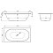 Стальная ванна Bette Starlet 175x80 см, 1450-000PLUS с покрытием Glasur® Plus - 5 изображение