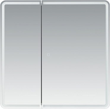 Зеркальный шкаф Aquanet Оптима 70 с LED подсветкой - 5 изображение