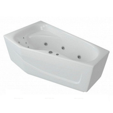 Акриловая ванна Aquatek Медея 170х95 см MED180-0000018 с гидромассажем, белый - 2 изображение