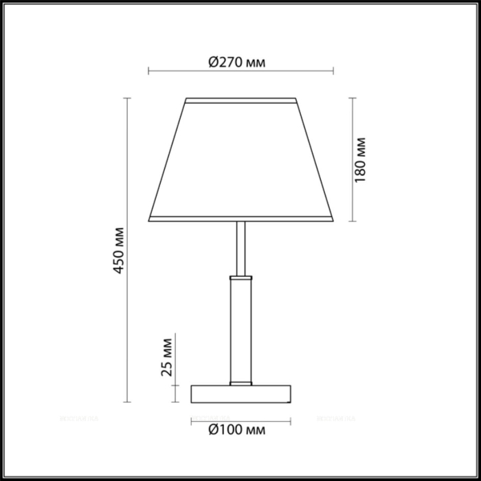 Настольная лампа Lumion Robin 3703/1T - 3 изображение