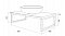 Столешница 1Marka Grunge Loft 80 см У85839 серый бетон - 2 изображение