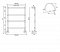 Полотенцесушитель водяной Margaroli Sole 442 с аркой 4424704CRNA 47 x 72 см, хром - 3 изображение