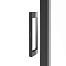 Душевая дверь Kerama Marazzi Vetro 110х195 см VE.110.SD.BLK.M профиль матовый черный, стекло прозрачное - 4 изображение