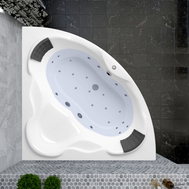 Акриловая ванна Lavinia Boho Elegant, 140x140 см, 36197HAC - 4 изображение