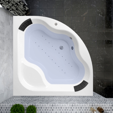 Акриловая ванна Lavinia Boho Aveo, 150x150 см, 361800AC - 4 изображение