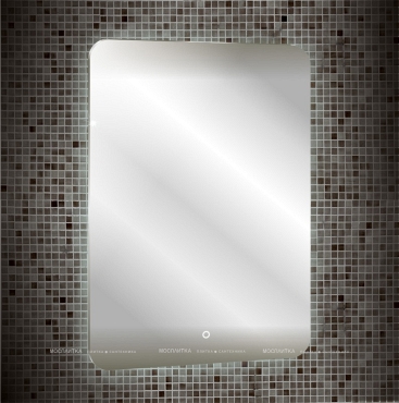 Зеркало Azario Паллада 70 см LED-00002242 с подсветкой - 2 изображение