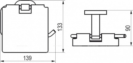 Комплект аксессуаров Ravak Chrome для ванны 70508025, серый - 4 изображение