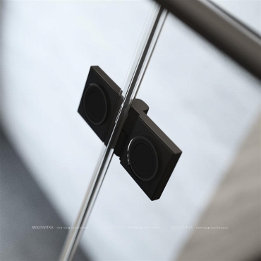 Душевой уголок Radaway Essenza New KDJ 90х80 см правый, стекло прозрачное, профиль черный - 5 изображение