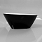 Ванна из искусственного камня 150х70 см Whitecross Spinel C 0211.150070.10100 глянцевая черно-белая - 3 изображение