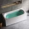 Акриловая ванна 170х70 см Damixa Willow WILL-170-070W-A белая - 2 изображение