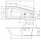 Акриловая ванна Riho Rething Space 160x75 L BD82C0500000000 - 3 изображение