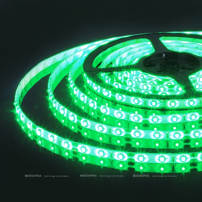 Влагозащищённая светодиодная лента Elektrostandard 4,8W/m 60LED/m 2835SMD зеленый 5M 4690389124174 - 2 изображение