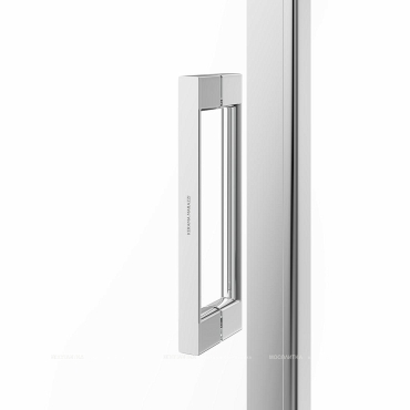 Душевая дверь Kerama Marazzi Vetro 110х195 см VE.110.SD.CR профиль хром, стекло прозрачное - 4 изображение