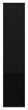 Шкаф-пенал Brevita Enfida 35 см ENF-05035-020P правый, черный - 11 изображение