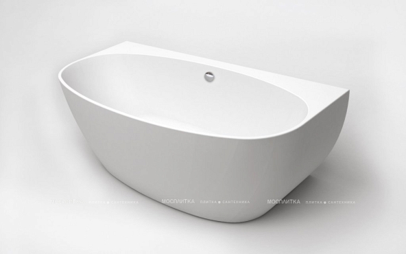 Акриловая ванна BelBagno 150х78 см BB83-1500-W0 без перелива, белый - 3 изображение
