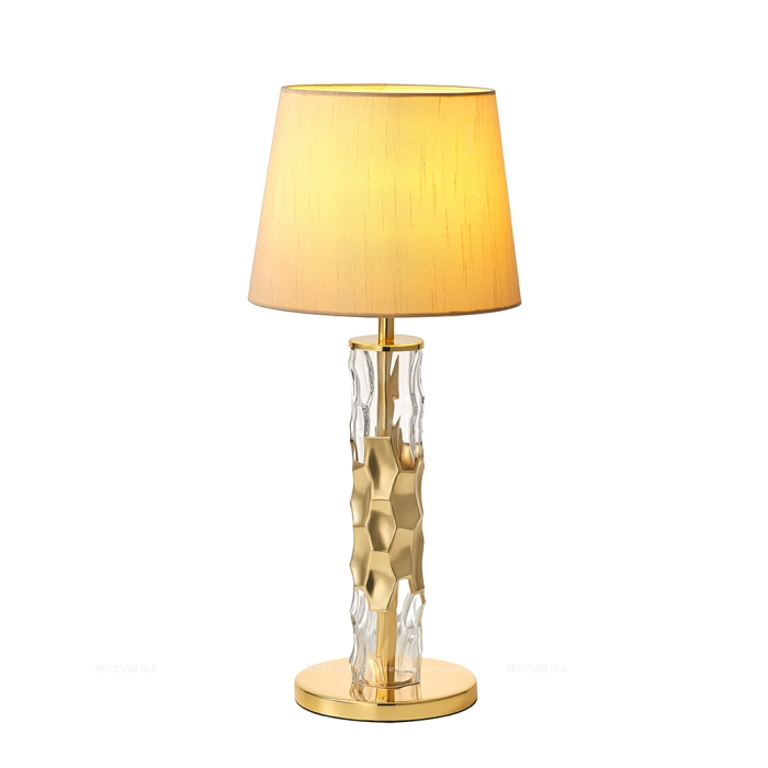 Настольная лампа Crystal Lux PRIMAVERA LG1 GOLD - 3 изображение