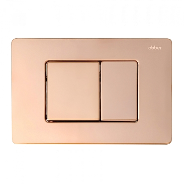Кнопка смыва для инсталляции Abber AC0120RG розовое золото