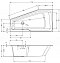 Акриловая ванна Riho Rething Space 170x90 R BD83C0500000000 - 3 изображение