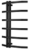 Полотенцесушитель электрический Secado Милето 80х60 см 4673739253458 L, черный матовый - 2 изображение