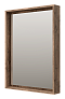 Зеркало Brevita Dallas 60 см DAL-02060-074 с подсветкой, дуб галифакс олово - 4 изображение