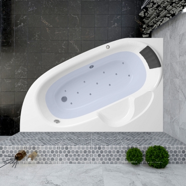 Акриловая ванна Lavinia Boho Bell Pro, 140x95 см. левая, 361210AC - 4 изображение