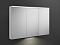 Зеркальный шкаф Burgbad Eqio 120 см SPGT120LF2009 белый глянцевый - 2 изображение