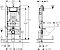 Комплект подвесной безободковый унитаз Idrico Element 2.0 1002-2.0-ElW с крышкой-сиденьем микролифт + инсталляция Geberit Duofix Sigma Plattenbau 111.362.00.5 - 5 изображение