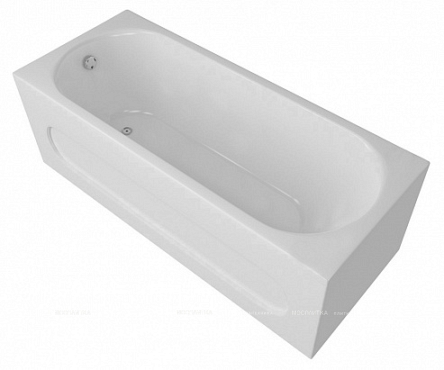 Акриловая ванна Aquatek Оберон 160х70 см OBR160-0000039, белый - 2 изображение