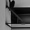 Душевая шторка на ванну Am.Pm Gem 80х140 см W90BS-080-140BT профиль черный, стекло прозрачное - 6 изображение