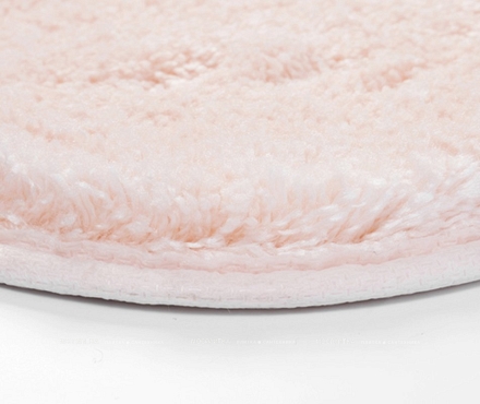 Коврик WasserKraft Wern BM-2553 Powder pink напольный, цвет - светло-розовый, 90 х 57 см - 3 изображение